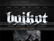 Tablet Screenshot of boikot.com.es